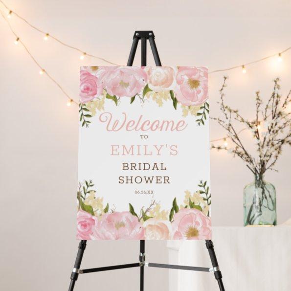 Double Sided Bridal Shower Welcome and Favors Sign