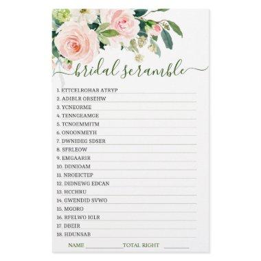 DOUBLE SIDED Pink Blush Flowers  Game