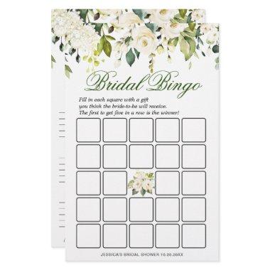 DOUBLE SIDED White Roses Floral  Game