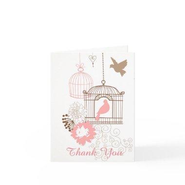 Doves & Cages - Note Invitations