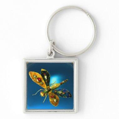 DRAGONFLY 2 ,blue sapphire Keychain