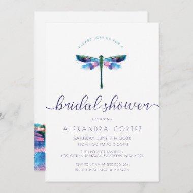 Dragonfly Bridal Shower Invitations