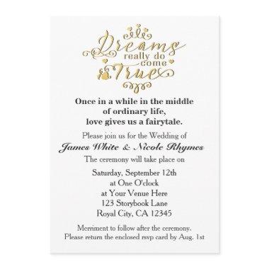 DREAMS REALLY DO COME TRUE Wedding