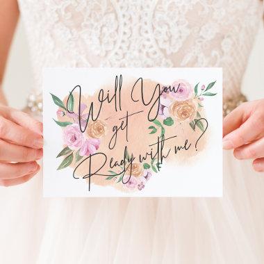 Dreamy Floral Get Ready With Me Invitations