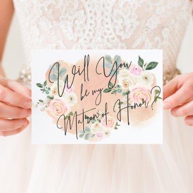 Dreamy Floral V2 Matron of Honor