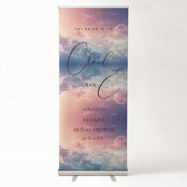 Dreamy Sunset Cloud 9  Welcome Retractable Banner