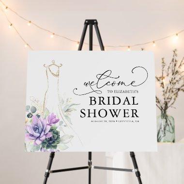 Dress Succulents Greenery  Welcome Foam Board