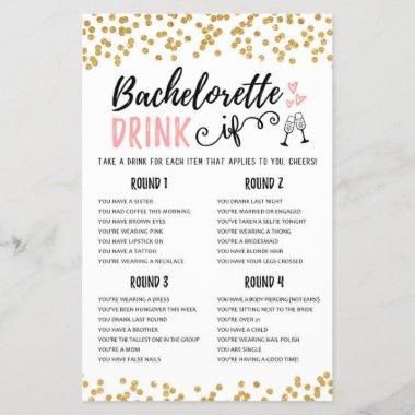 DRINK IF Bachelorette or Hen Party game