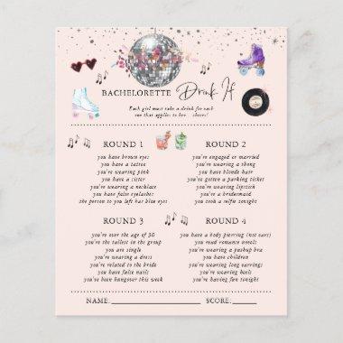 Drink If | Roller Skating Bachelorette Party Game