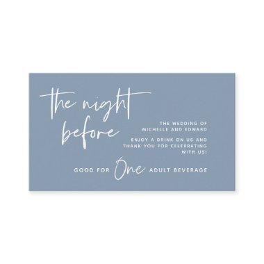 Drink Ticket, Adult Beverage, Wedding Bar Party Enclosure