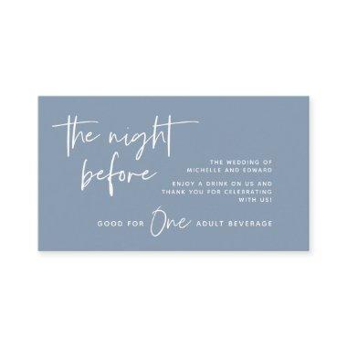 Drink Ticket, Adult Beverage, Wedding Bar Party Enclosure Invitations