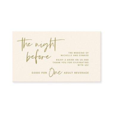 Drink Ticket, Adult Beverage, Wedding Bar Party Enclosure