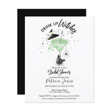 Drink up Witches Bridal Shower Budget Invitations