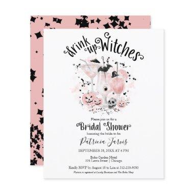 Drink up Witches Bridal Shower Budget Invitations