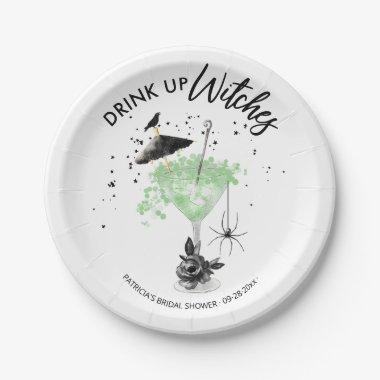 Drink up Witches Cocktail Halloween Bridal Shower Paper Plates