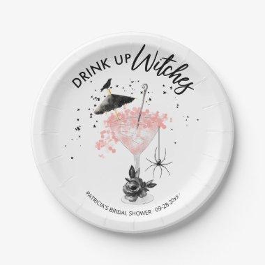 Drink up Witches Cocktail Halloween Bridal Shower Paper Plates