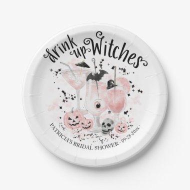 Drink up Witches Cocktail Halloween Bridal Shower Paper Plates