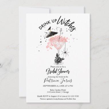 Drink up Witches Halloween Bridal Shower Invitatio Invitations