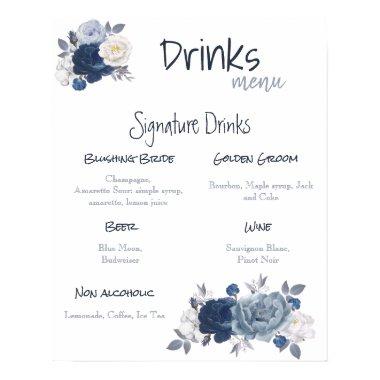 Drinks Menu Wedding Poster
