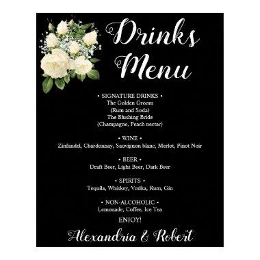 Drinks Menu | Wedding Sign