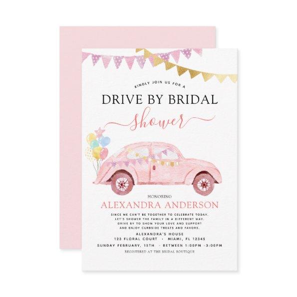 Drive By  Blush Pink Gold Foil
