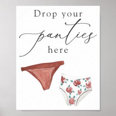 Drop Your Panties Here Lingerie Shower Sign