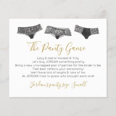 Drop your panties Template Invitations Bridal game