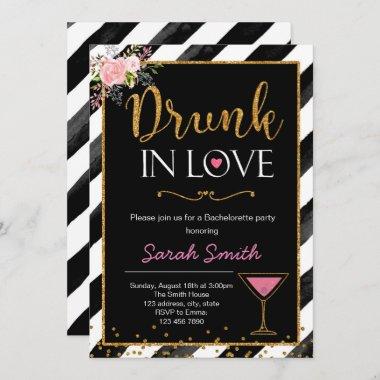 Drunk in love bachelorette party Invitations