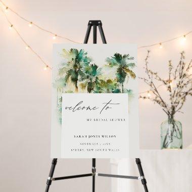Dusky Tropical Palm Trees  Welcome Foam Board