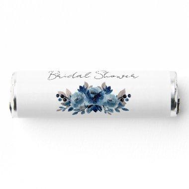 Dusty Blue and Navy Floral Breath Savers® Mints