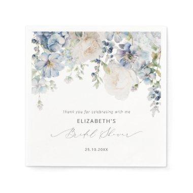 Dusty Blue & Blush Pink  Napkins