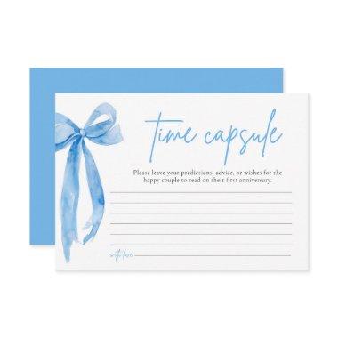 Dusty Blue Bow  Time Capsule