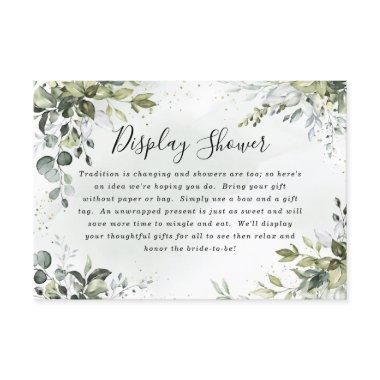 Dusty Blue  Boho Display Shower