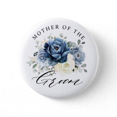 Dusty Blue Champagne Ivory Mother of the groom But Button