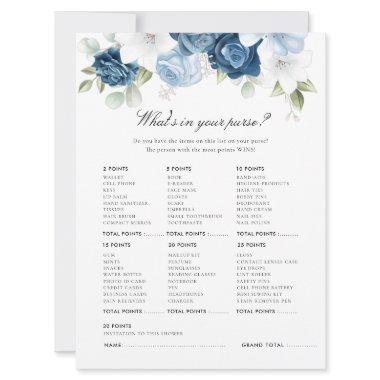 Dusty Blue Floral  Game
