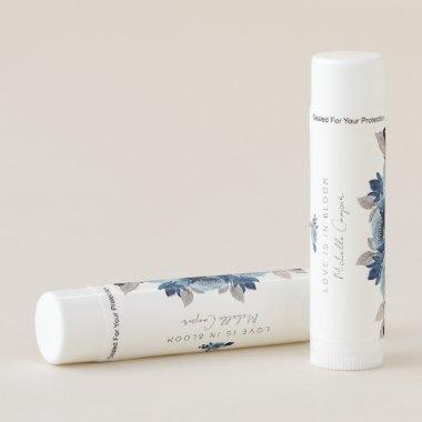 Dusty Blue Floral Lip Balm