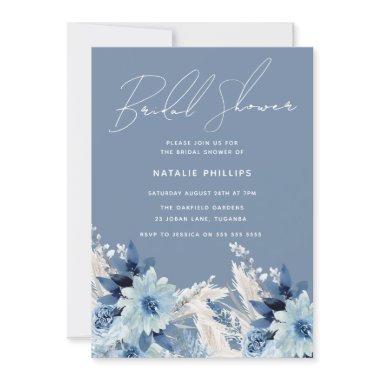 Dusty Blue Florals Beautiful