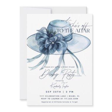 Dusty Blue Hat Derby