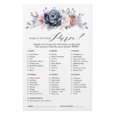 Dusty Blue Mauve Rose Slate  Game