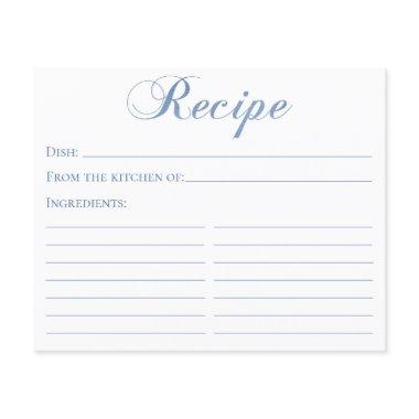 Dusty Blue Script  Recipe