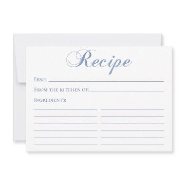 Dusty Blue Script Recipe