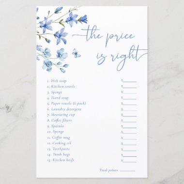 Dusty Blue The Price Is Right Game Invitations