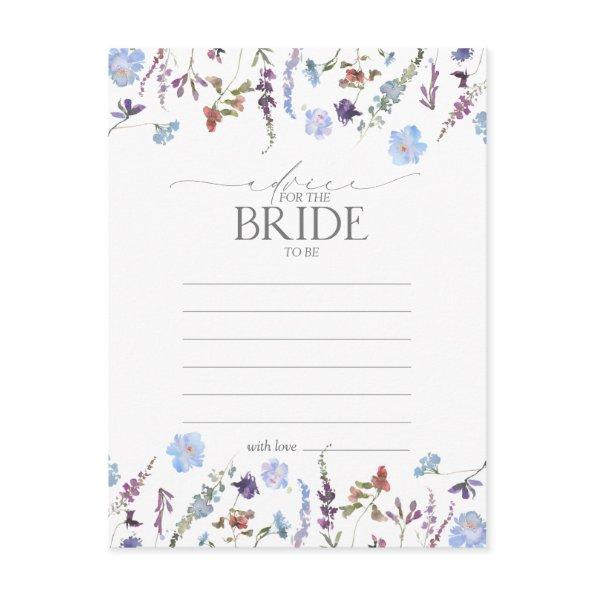 Dusty Blue Wildflower Advice To The Bride Post