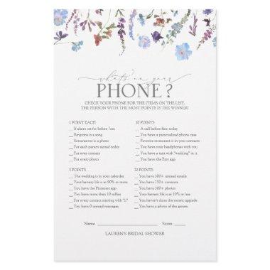 Dusty Blue Wildflower  Game