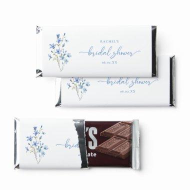 Dusty Blue Wildflower  Hershey Bar Favors
