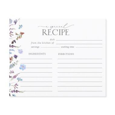 Dusty Blue Wildflower  Recipe