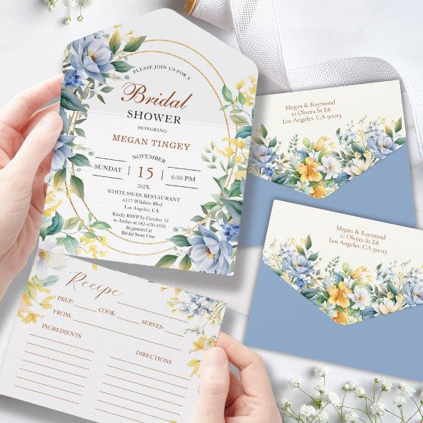Dusty Blue Wildflower  Recipe All In One
