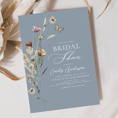 Dusty Blue Wildflower  Script