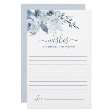 Dusty Blue Wishes for the Bride