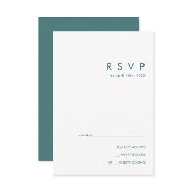 Dusty Boho | Green RSVP Card